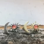 Amazing Sun And Moon Statement Ring close up photo