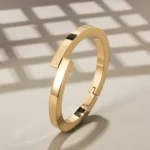 close up photo of the Awesome Magnetic Clasp Plain Bangle