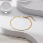 the Superb Gold Venice Bracelet on a white background