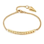 Breathtaking Pyramid Bar Bracelet